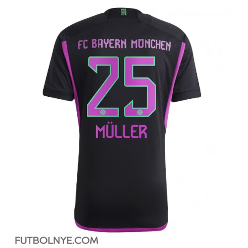 Camiseta Bayern Munich Thomas Muller #25 Visitante Equipación 2023-24 manga corta
